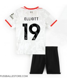 Günstige Liverpool Harvey Elliott #19 3rd trikot Kinder 2024-25 Kurzarm (+ Kurze Hosen)
